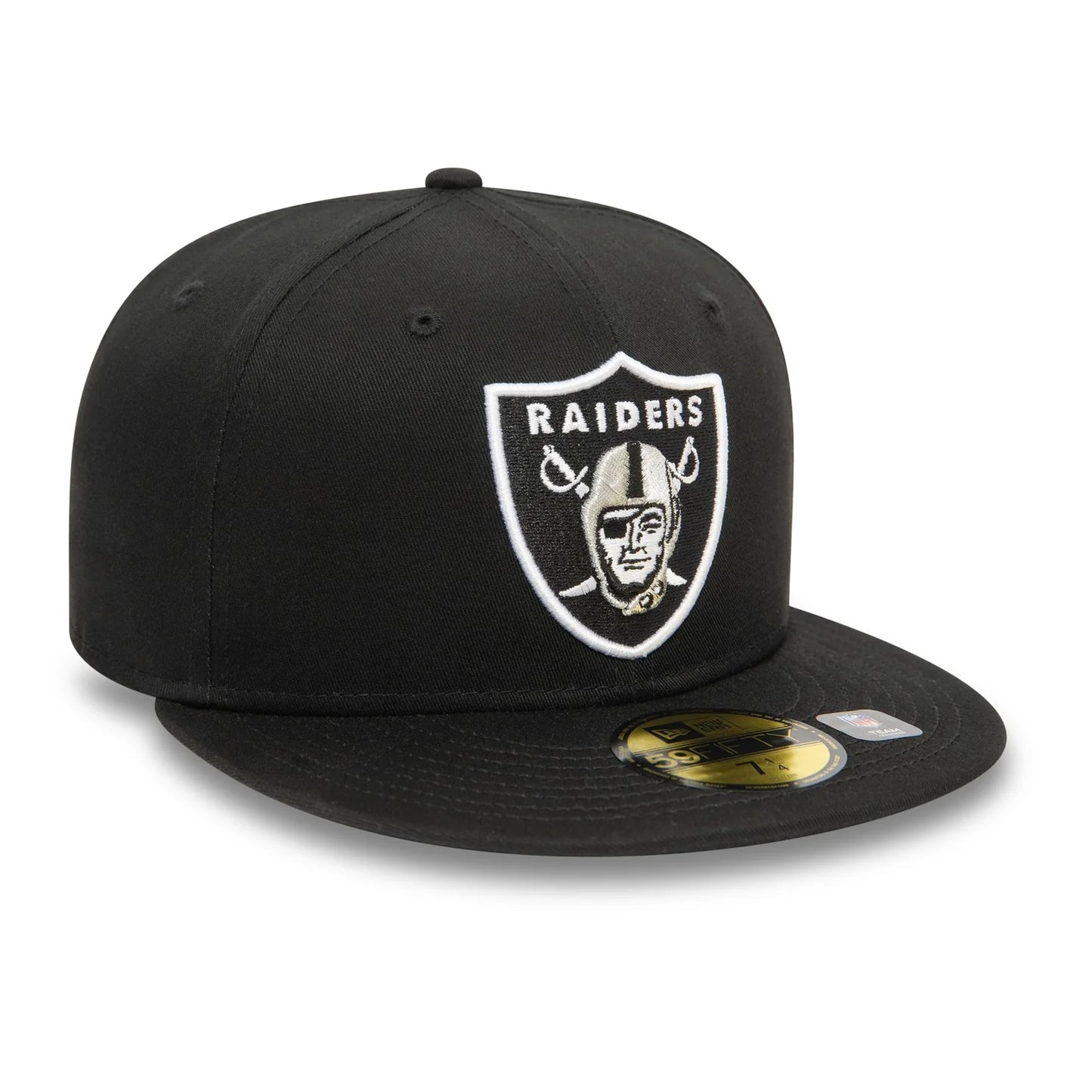 New Era Black Las Vegas Raiders NFL Official Team Colours 59FIFTY Fitted Cap