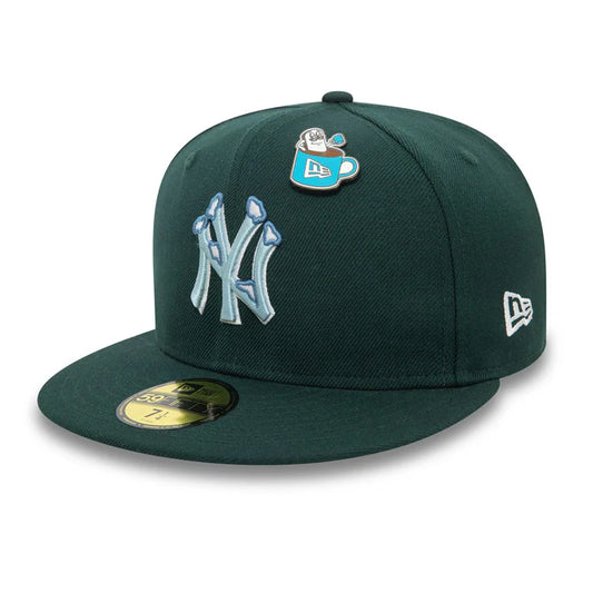 New Era Dark Green New York Yankees MLB Pin Pack 59FIFTY Fitted Cap