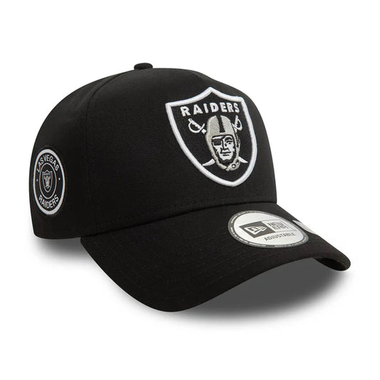 New Era Black Las Vegas Raiders Patch 9FORTY E-Frame Cap