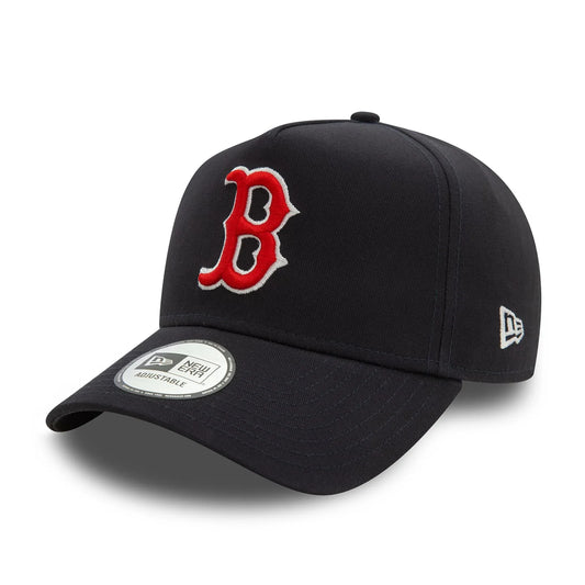 New Era Dark Navy Boston Red Sox Patch 9FORTY E-Frame Cap