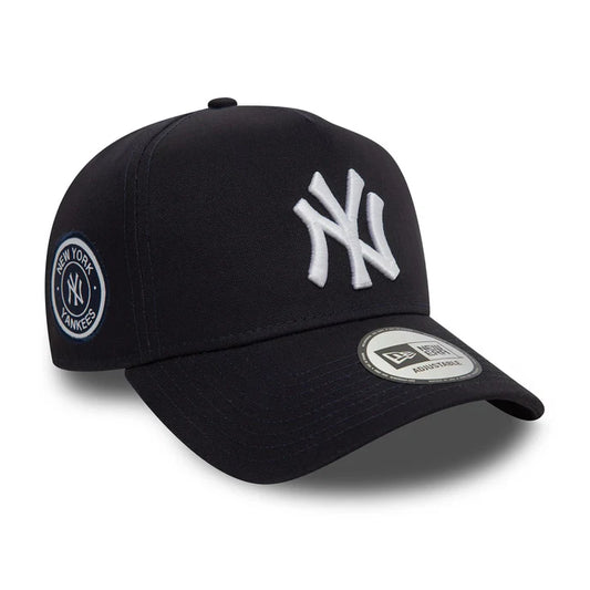 New Era Dark Navy New York Yankees Patch 9FORTY E-Frame Cap