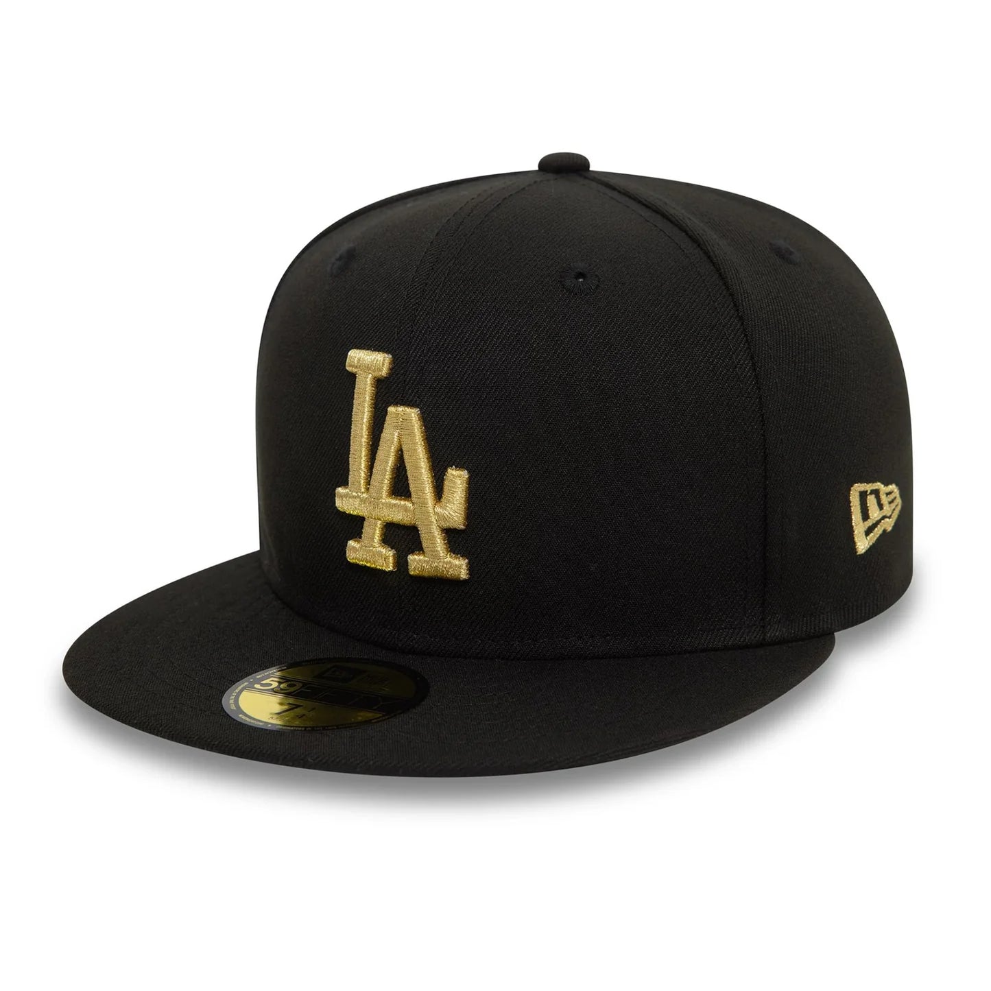 New Era Black Gold LA Dodgers Cooperstown Metallic 59FIFTY Fitted Cap