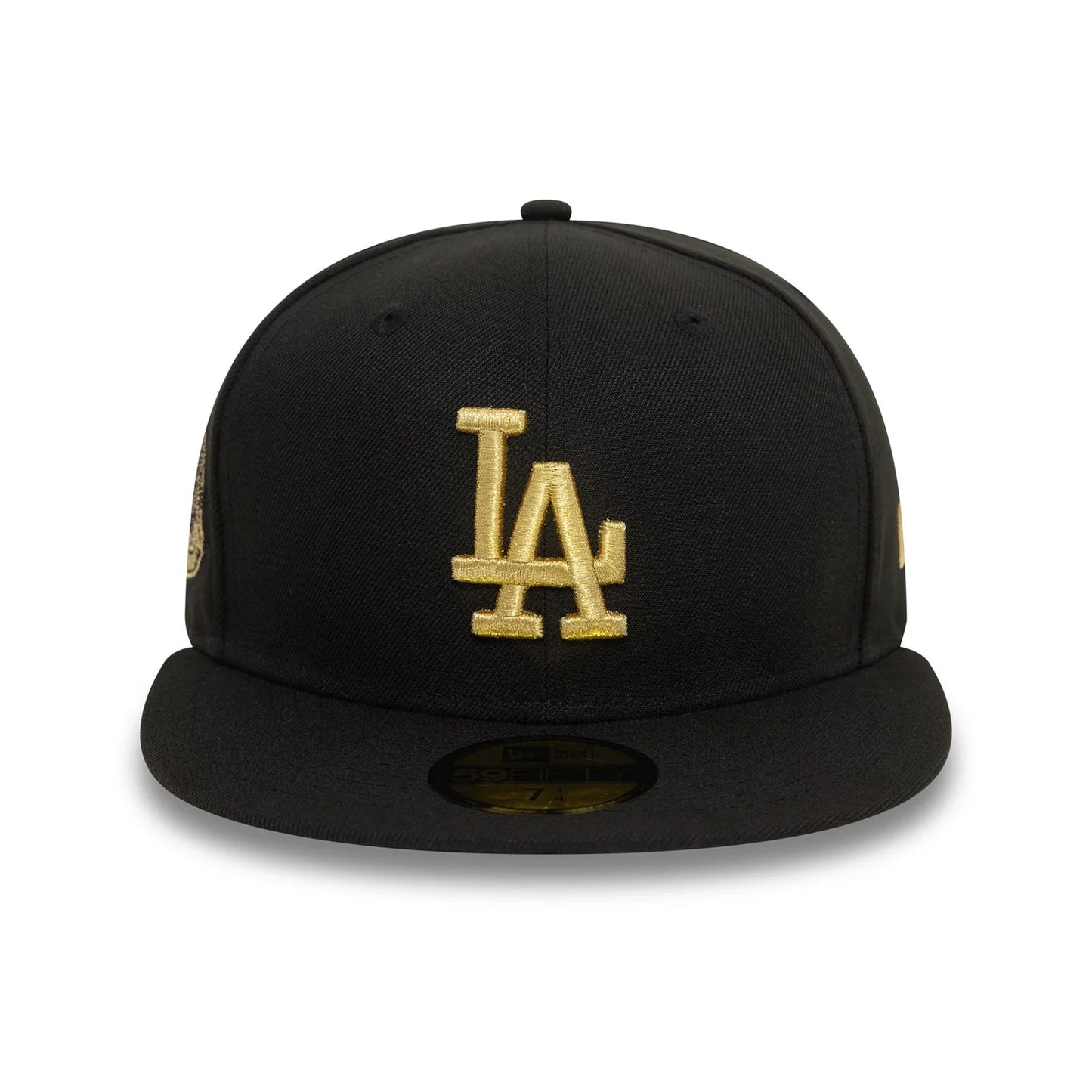 New Era Black Gold LA Dodgers Cooperstown Metallic 59FIFTY Fitted Cap