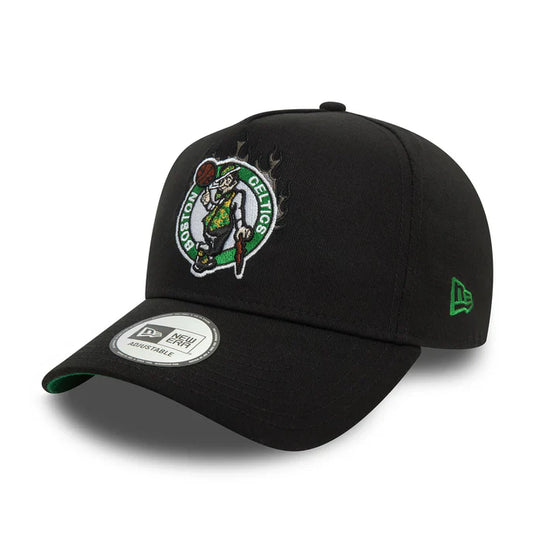 New Era Black Boston Celtics NBA Flame 9FORTY E-Frame Cap