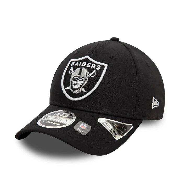 New Era 9FORTY Stretch Snap Las Vegas Raiders NFL Cap Schwarz