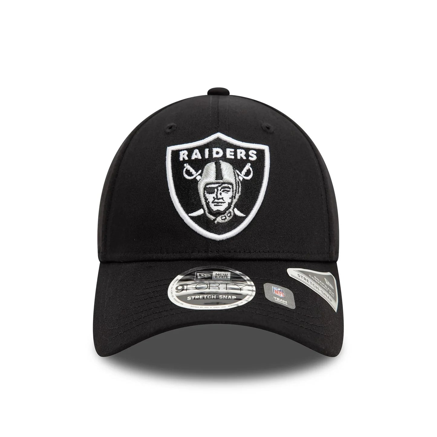 New Era 9FORTY Stretch Snap Las Vegas Raiders NFL Cap Schwarz