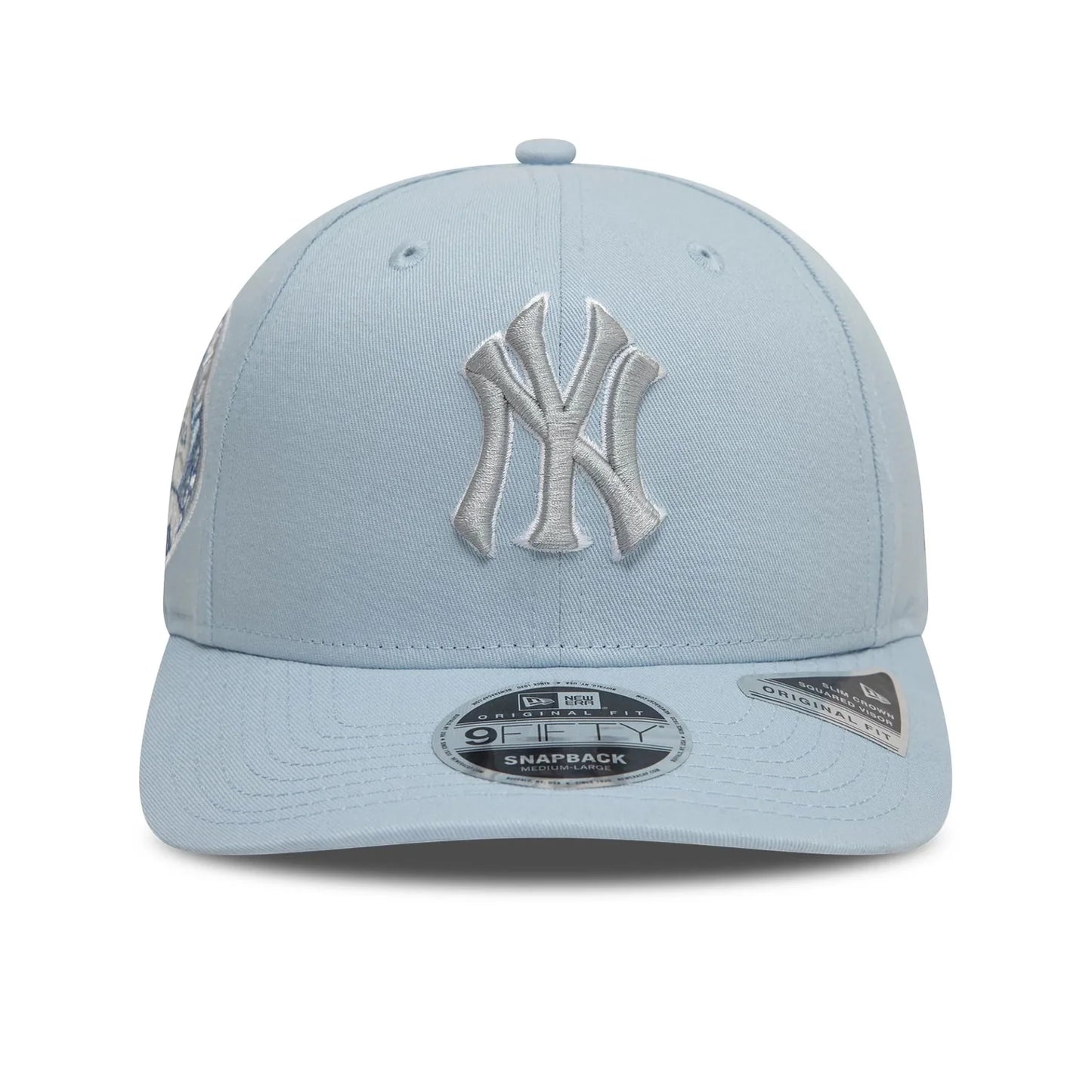 New Era New York Yankees World Series Pastellblau 9FIFTY Original Fit Snapback