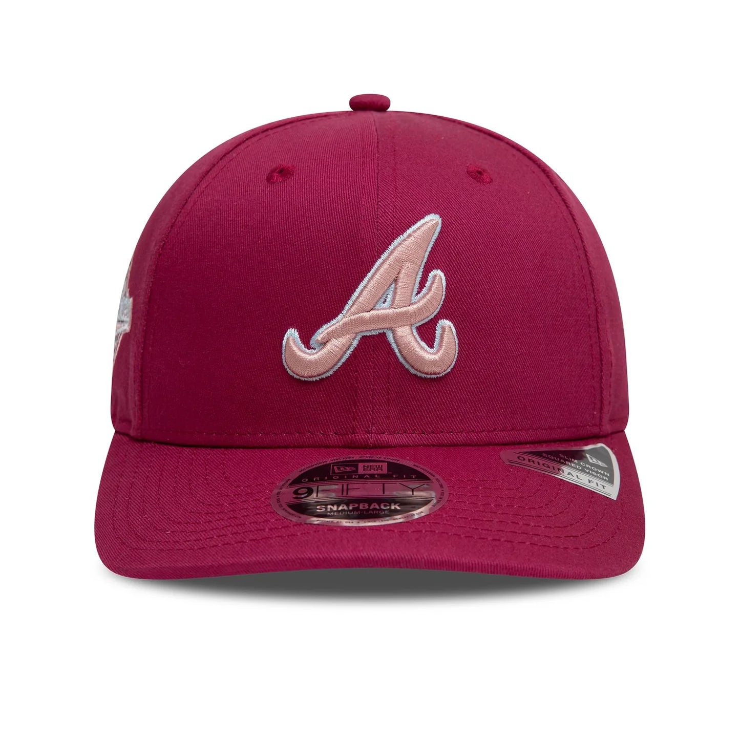 New Era Atlanta Braves World Series Dark Red 9FIFTY Original Fit Snapback