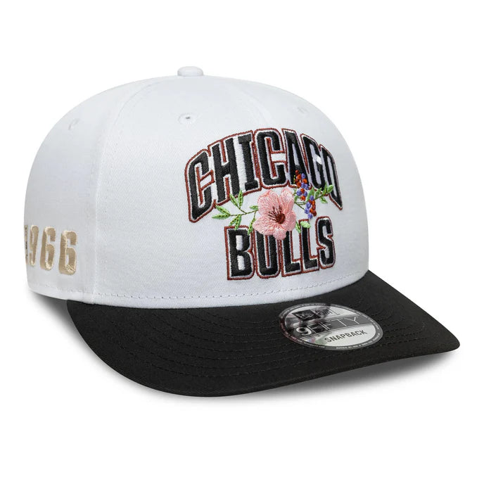 New Era Chicago Bulls NBA Wordmark White 9FIFTY Snapback