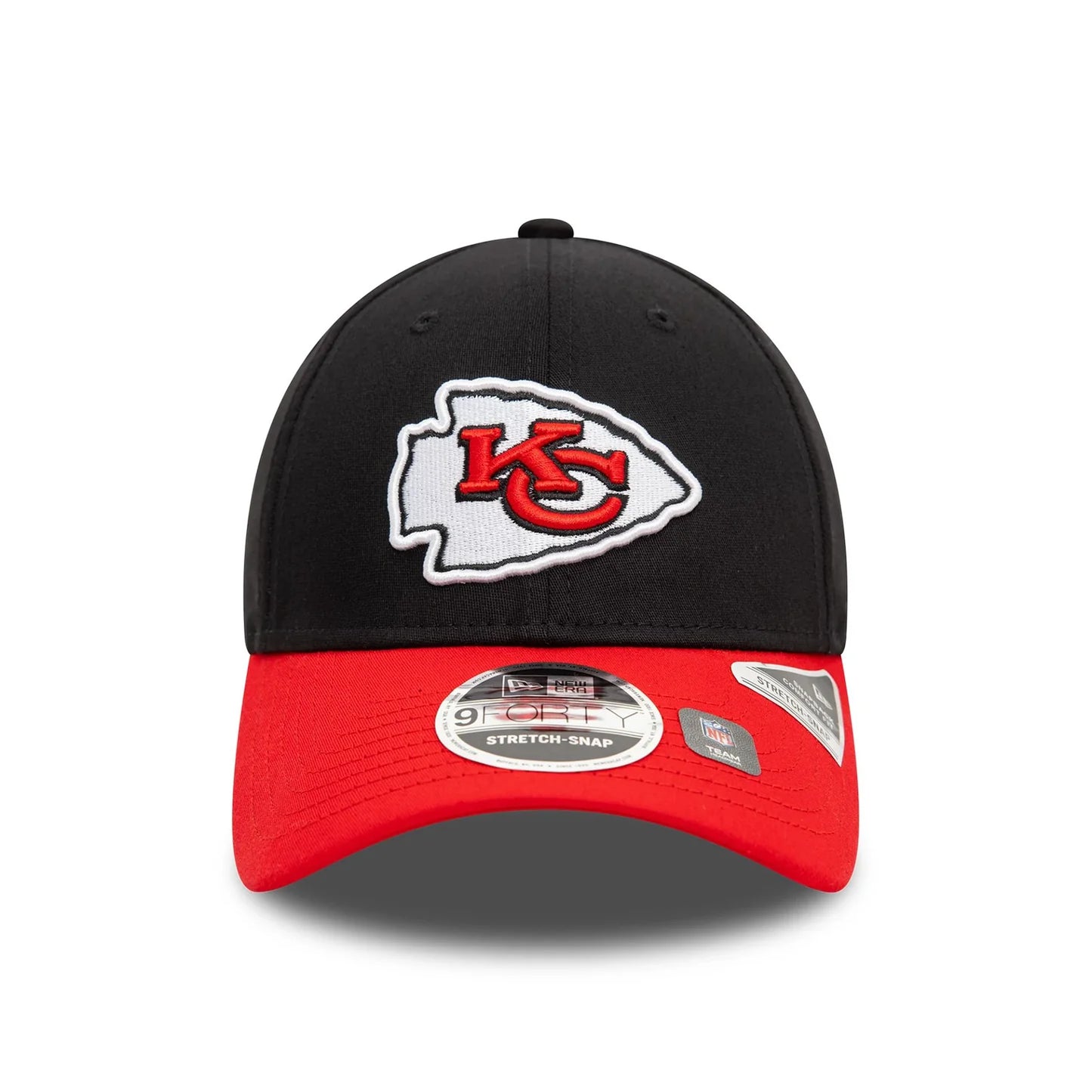 New Era 9FORTY Stretch Snap Kansas City Chiefs NFL Cap One Size Schwarz