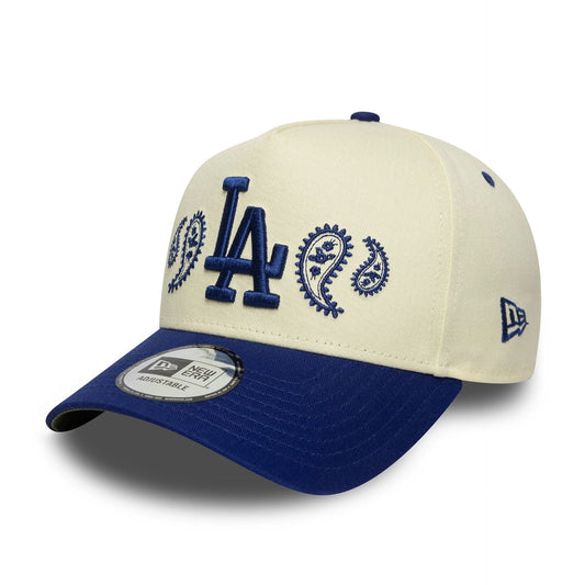 New Era Weiße LA Dodgers MLB Paisley 9FORTY E-Frame Cap