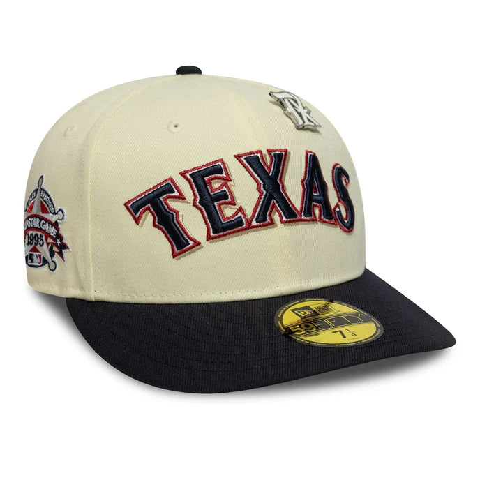 New Era Hellbeige Texas Rangers MLB All Star Game Pin 59FIFTY Fitted Cap