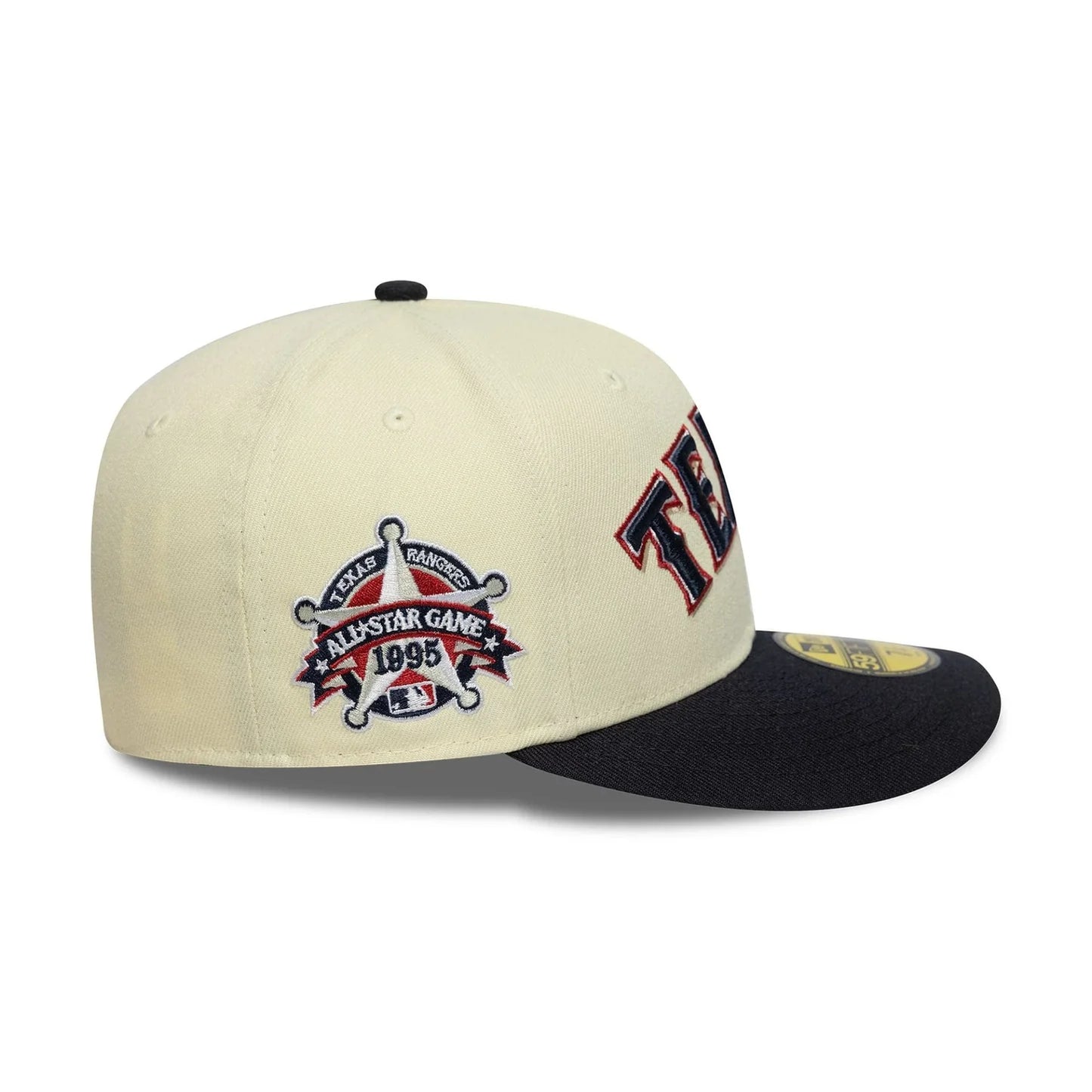 New Era Hellbeige Texas Rangers MLB All Star Game Pin 59FIFTY Fitted Cap