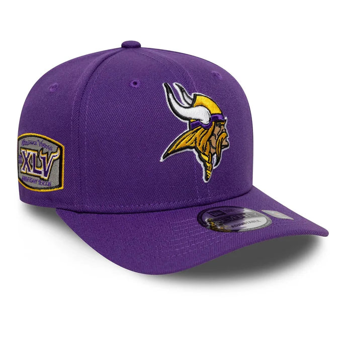New Era Lila Minnesota Vikings NFL Patch 9SEVENTY Stretch Snap Cap