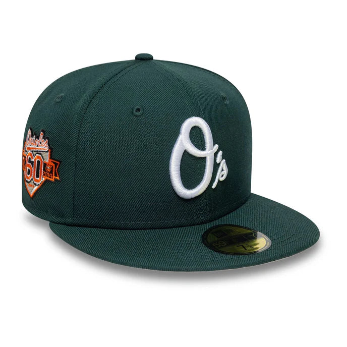 New Era MLB Baltimore Orioles Grün 59FIFTY Fitted Cap