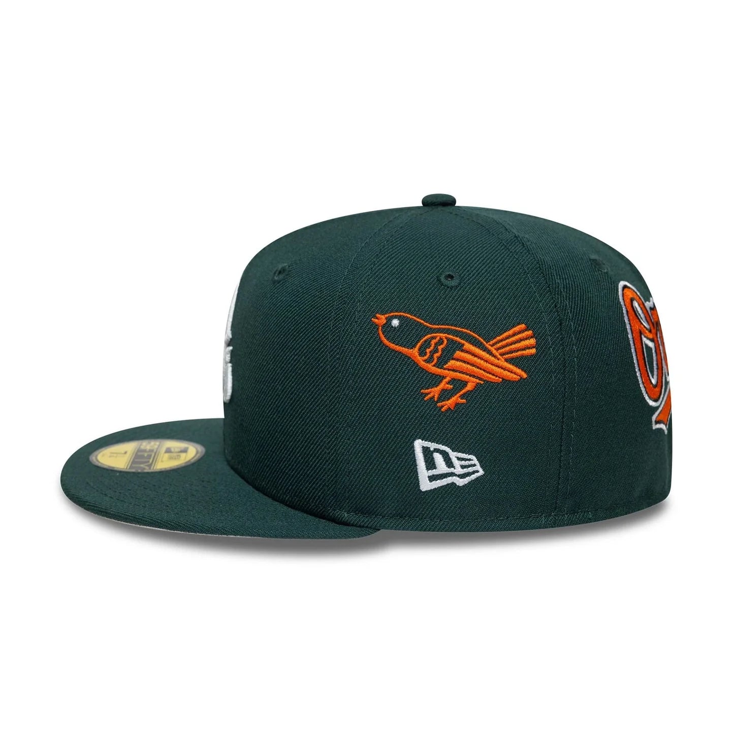 New Era MLB Baltimore Orioles Grün 59FIFTY Fitted Cap