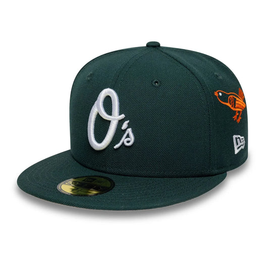 New Era MLB Baltimore Orioles Grün 59FIFTY Fitted Cap