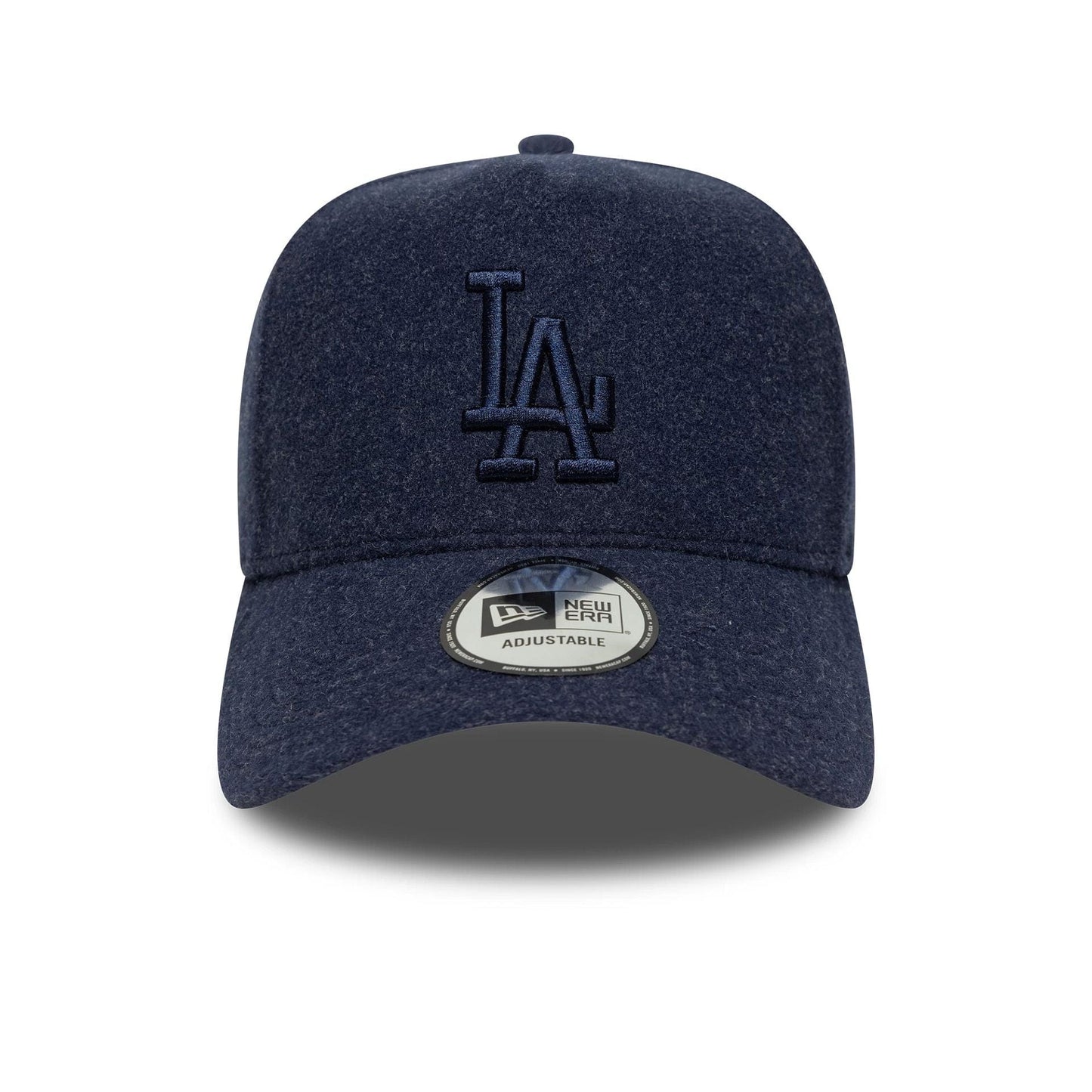 New Era Navy MLB Meltonwolle LA Dodgers 9FORTY E-Frame Verstellbare Cap