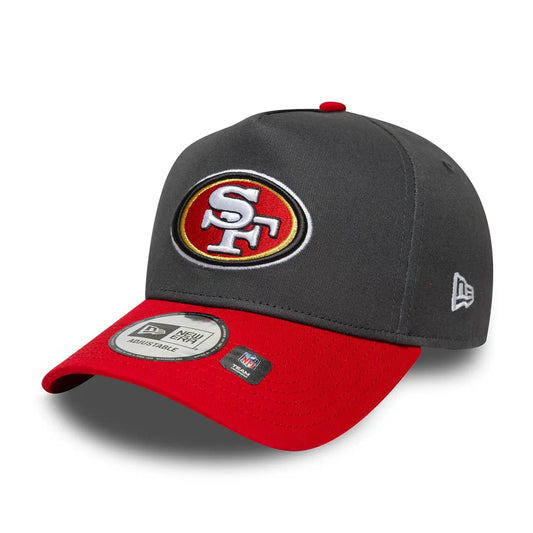New Era Dunkelgraue San Francisco 49ers NFL 9FORTY E-Frame Verstellbare Cap