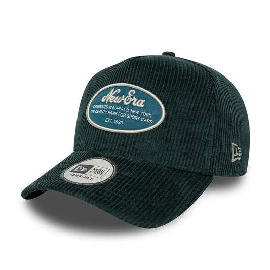 New Era Dunkelgrüne New Era Patch Cord 9FORTY E-Frame Verstellbare Cap
