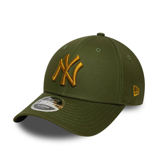 New Era Dunkelgrüne MLB World Series Patch New York Yankees 9FORTY M-Crown Verstellbare Cap