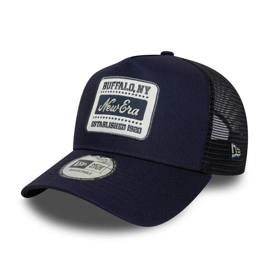 New Era Navy New Era Patch 9FORTY A-Frame Trucker Verstellbare Cap