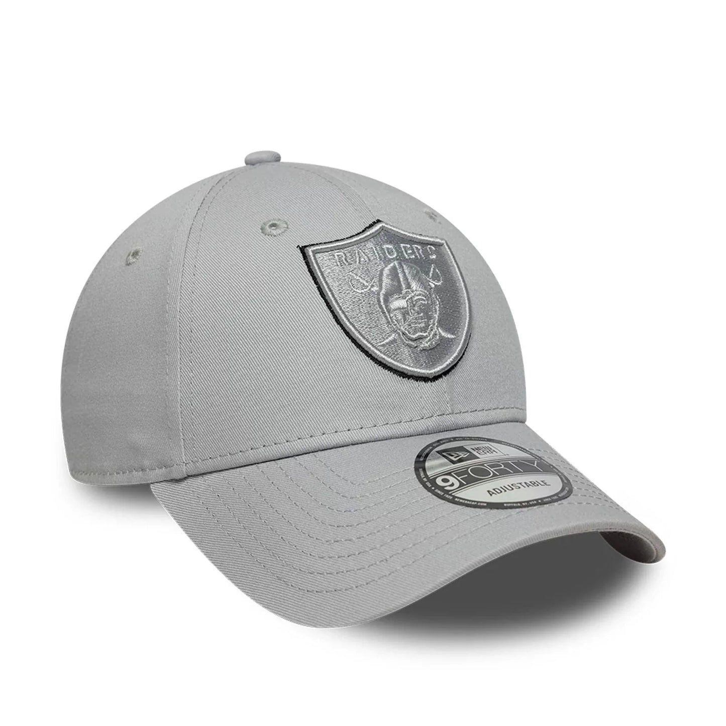 New Era Graue Las Vegas Raiders NFL Team Outline 9FORTY Verstellbare Cap