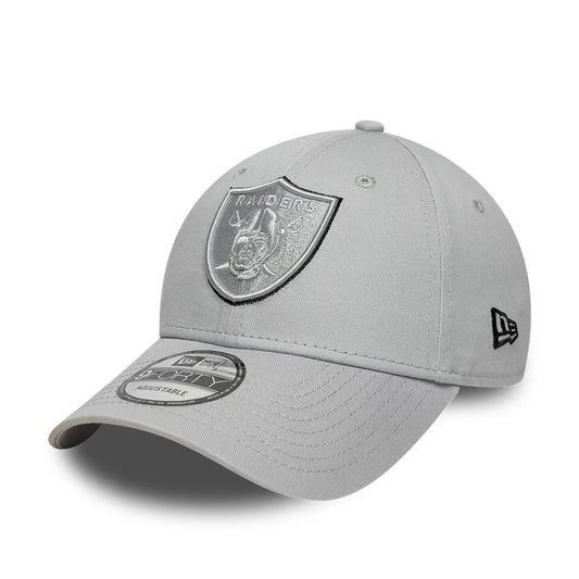 New Era Graue Las Vegas Raiders NFL Team Outline 9FORTY Verstellbare Cap