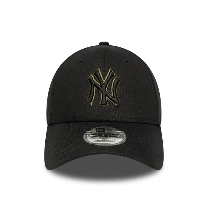 New Era New York Yankees MLB Team Outline 9FORTY Verstellbare Cap