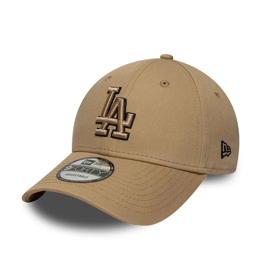 New Era  LA Dodgers MLB Team Outline 9FORTY Cap Beige