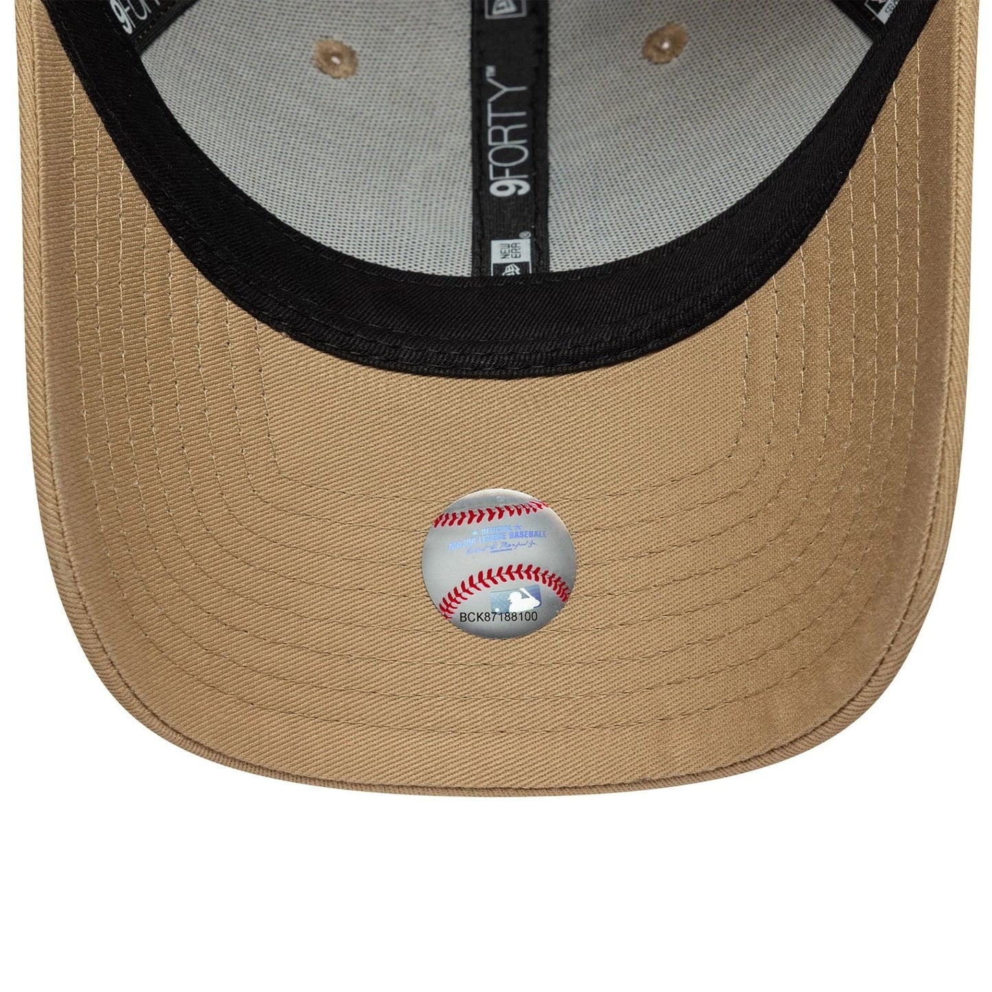 New Era  LA Dodgers MLB Team Outline 9FORTY Cap Beige