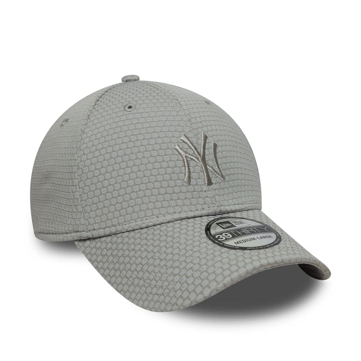New Era MLB Mesh New York Yankees 39THIRTY Grey Stretch Fit Cap