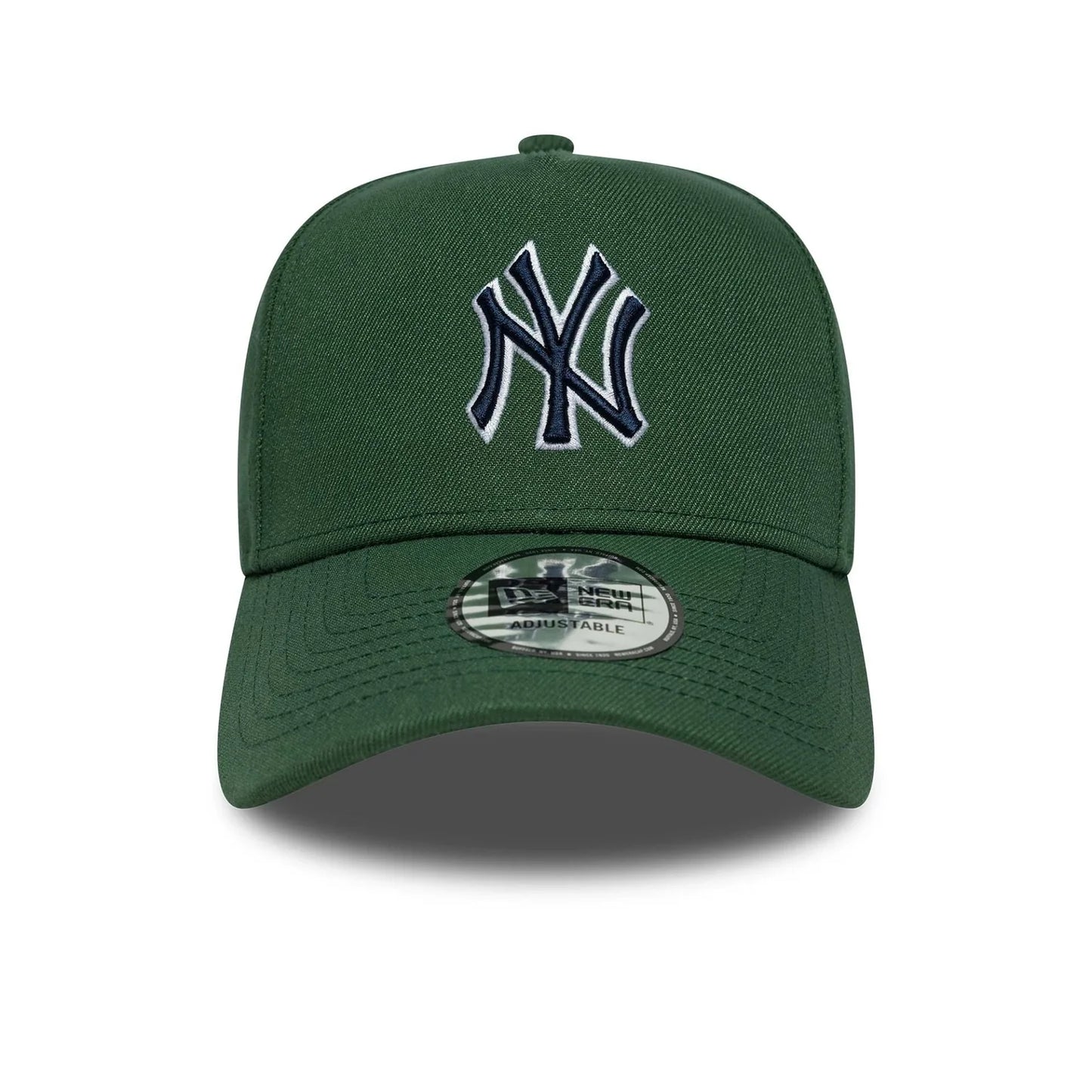 New Era MLB Outline Script New York Yankees 9FORTY E-Frame Cap Green