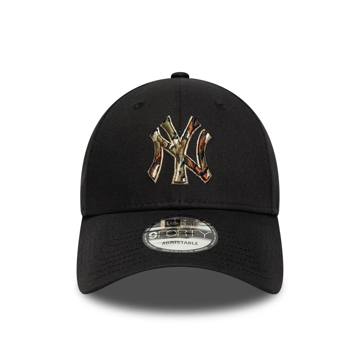 New Era MLB Outline Camo New York Yankees 9FORTY Cap Black