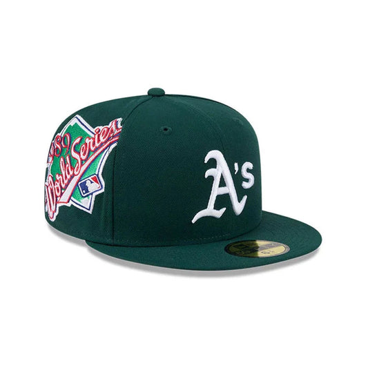 New Era MLB Hidden Hit Athletics 59FIFTY Fitted Cap Green