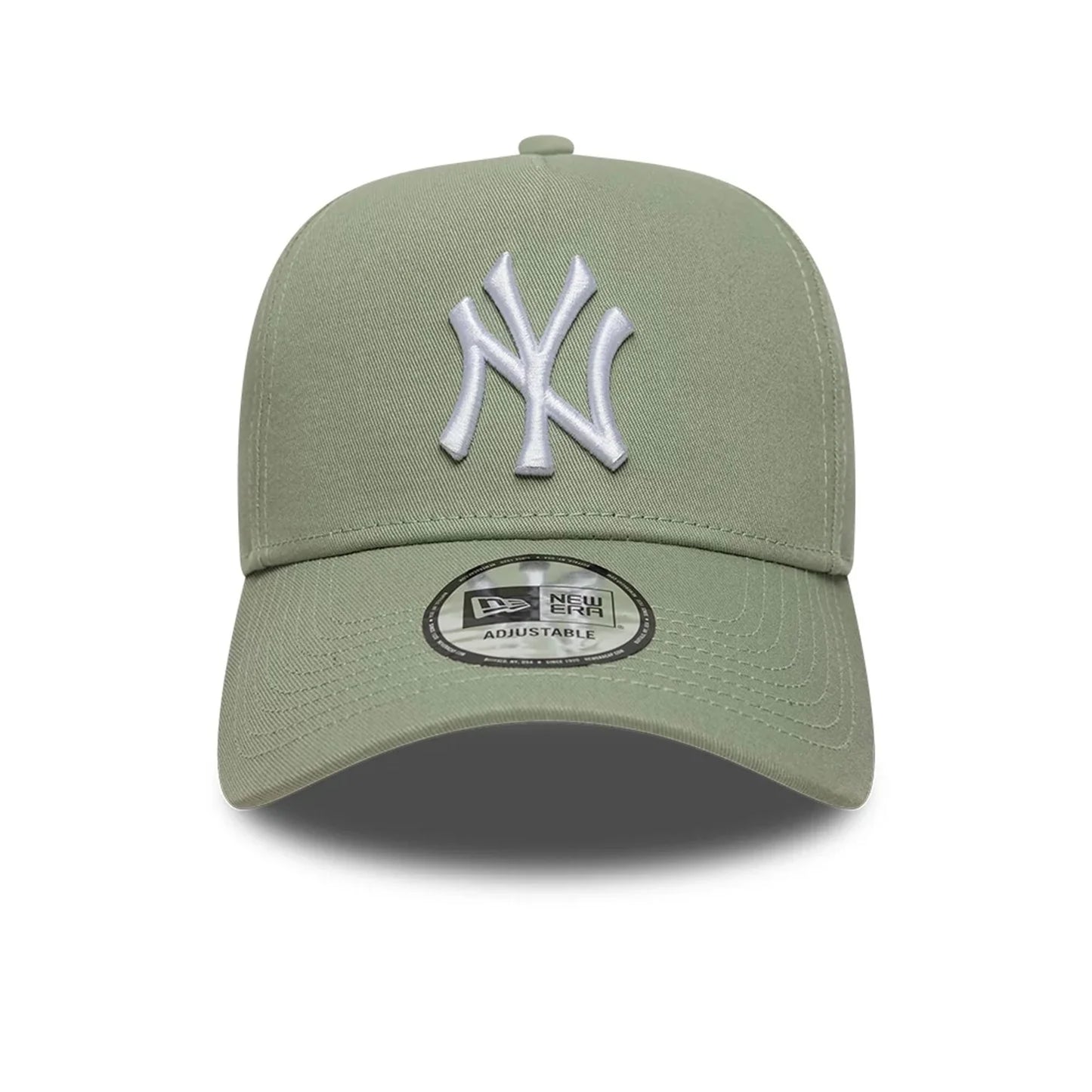 New Era Pastellgrüne New York Yankees MLB League Essential 9FORTY E-Frame Verstellbare Cap