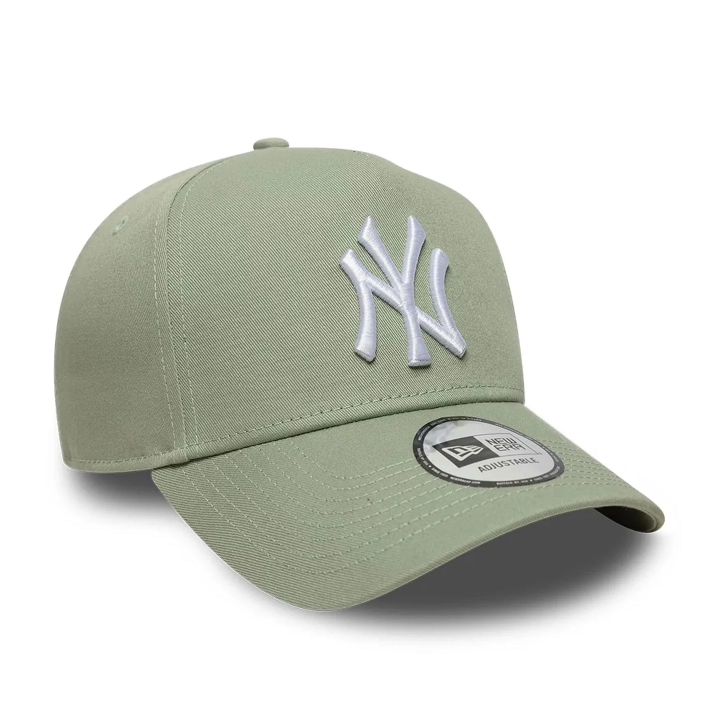 New Era Pastellgrüne New York Yankees MLB League Essential 9FORTY E-Frame Verstellbare Cap
