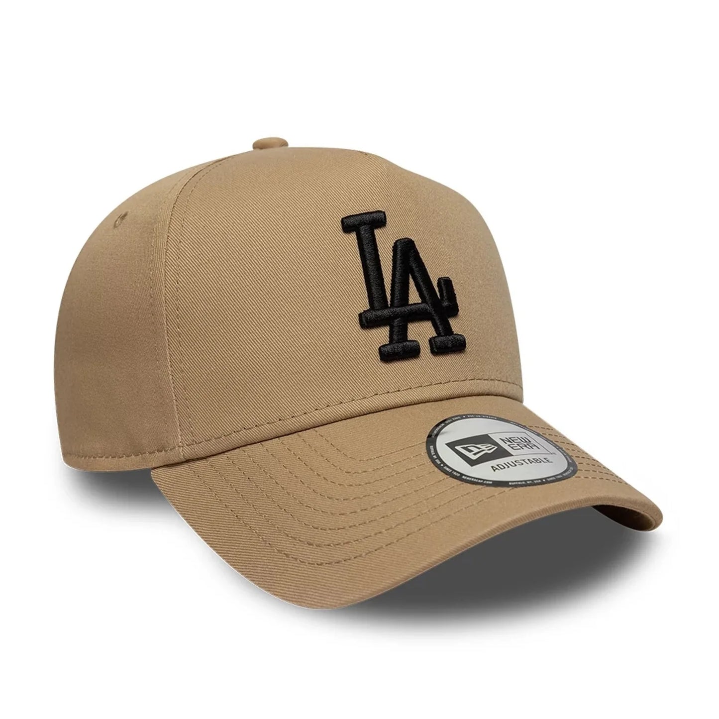 New Era Hellbeige LA Dodgers MLB League Essential 9FORTY E-Frame Verstellbare Cap