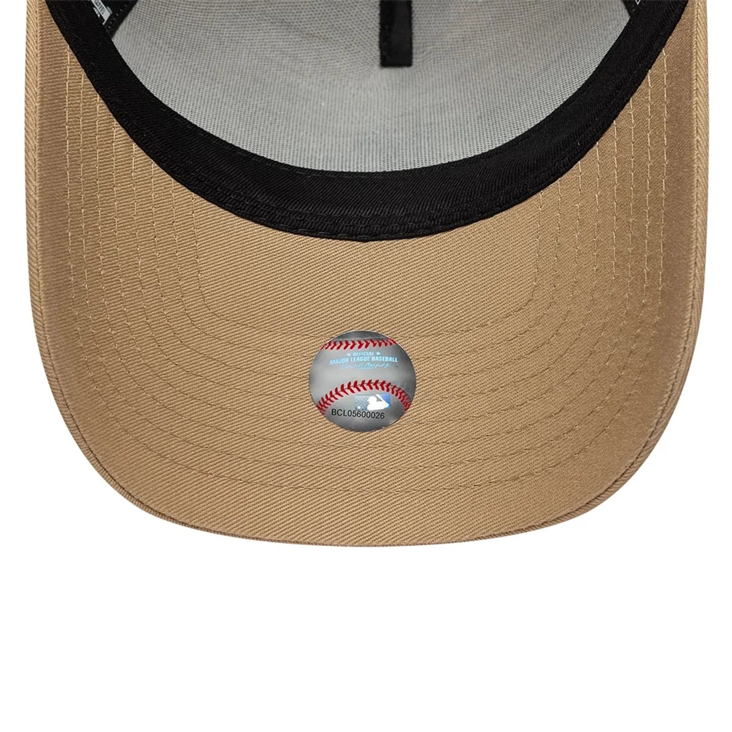 New Era Hellbeige LA Dodgers MLB League Essential 9FORTY E-Frame Verstellbare Cap