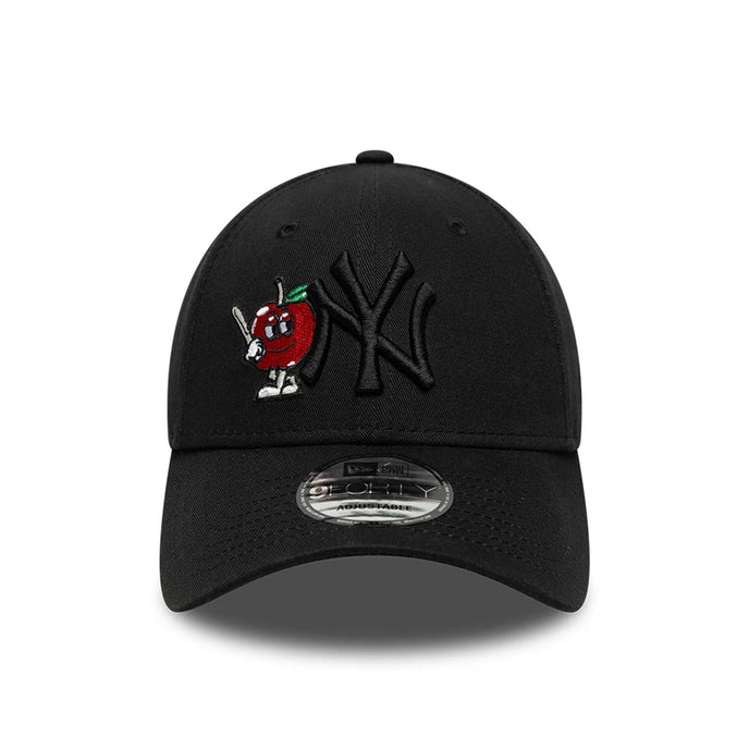 New Era Black New York Yankees MLB Icon 9FORTY Verstellbare Cap