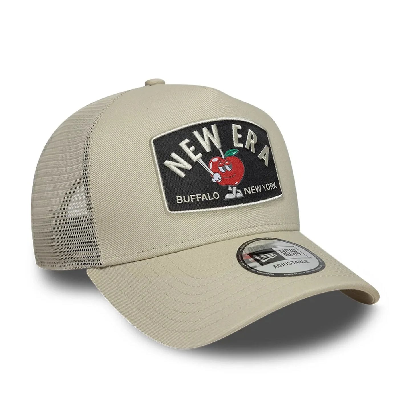 New Era Summer Patch 9FORTY A-Frame Trucker Verstellbare Cap beige