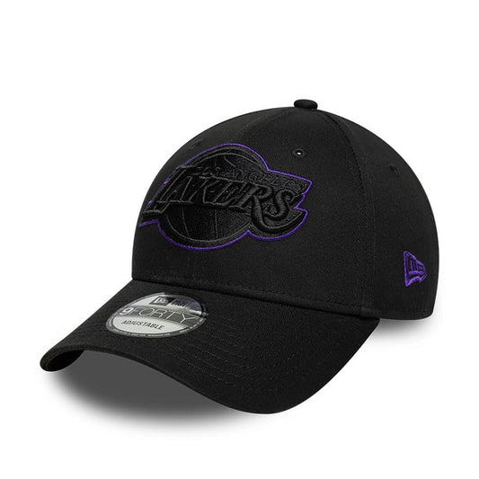 New Era Schwarze NBA Outline LA Lakers 9FORTY Cap