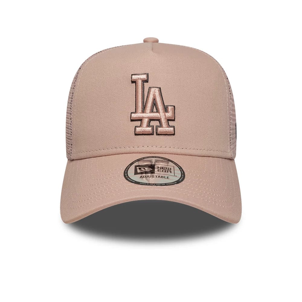 New Era Pastellpinke MLB Outline LA Dodgers 9FORTY E-Frame Trucker Cap