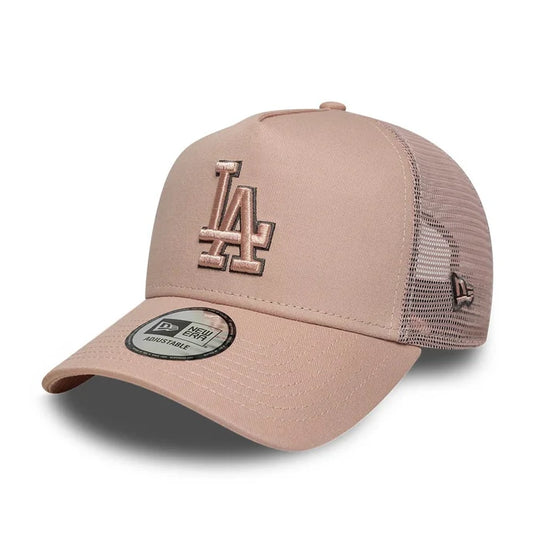 New Era Pastellpinke MLB Outline LA Dodgers 9FORTY E-Frame Trucker Cap