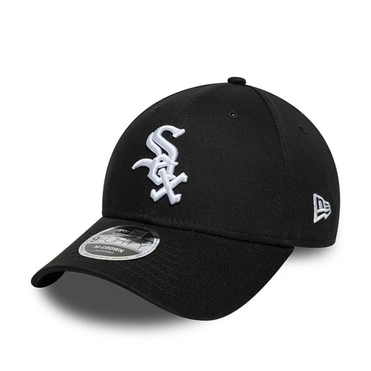 New Era Schwarze MLB Side Script Chicago White Sox 9FORTY M-Crown Cap