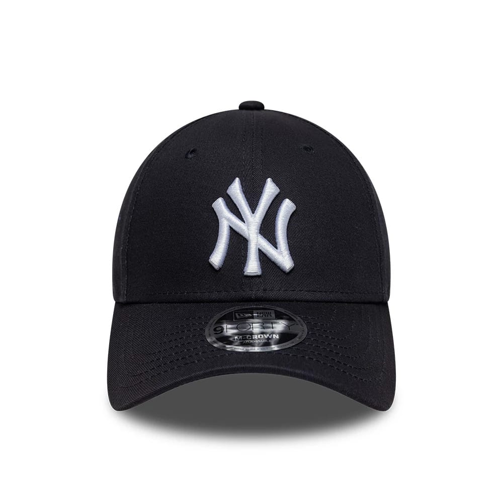 New Era Navy MLB Side Script New York Yankees 9FORTY Cap