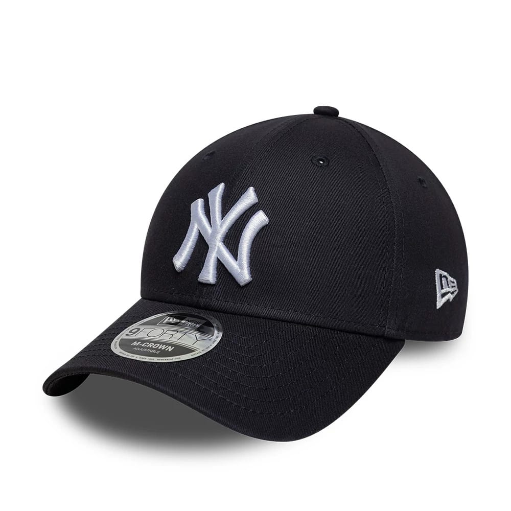 New Era Navy MLB Side Script New York Yankees 9FORTY Cap