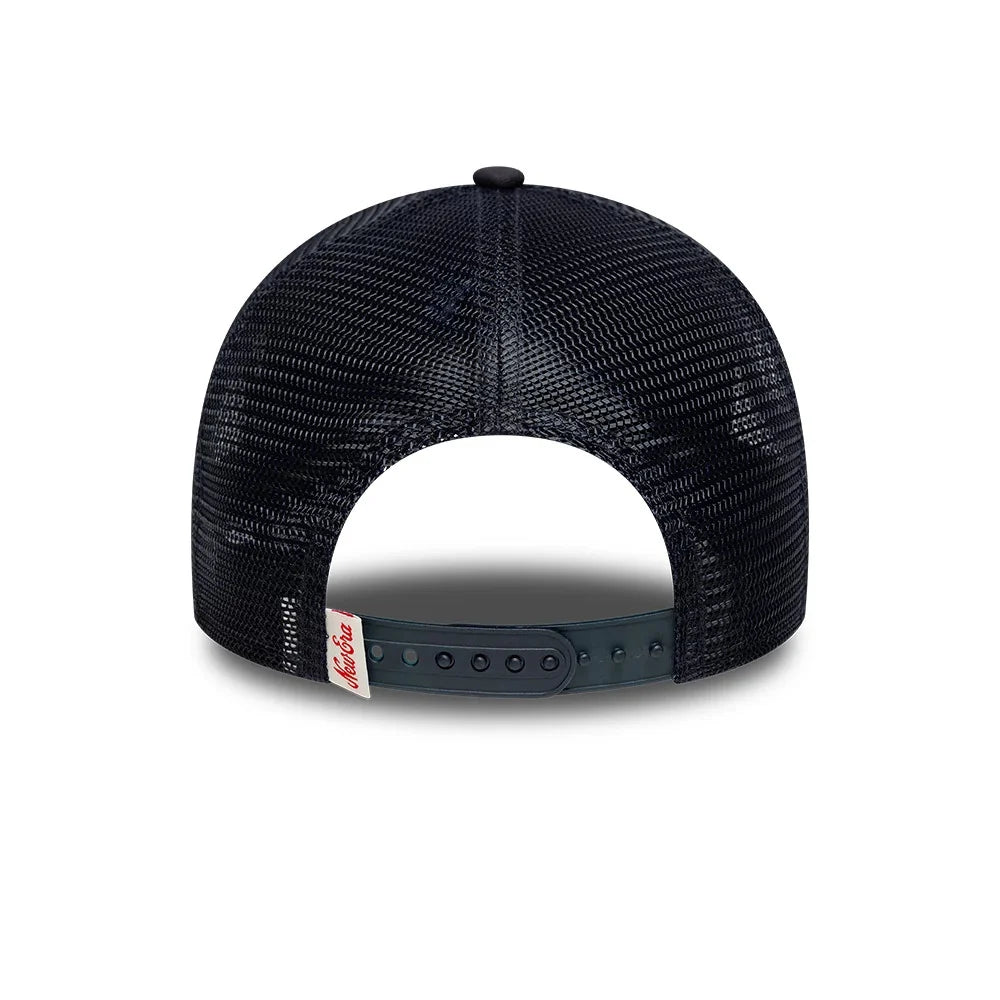New Era Navy Graphic 9FORTY M-Crown A-Frame Trucker Cap
