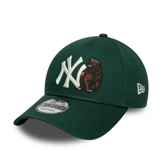 New Era Dunkelgrüne MLB Outdoor Icon New York Yankees 9FORTY Cap