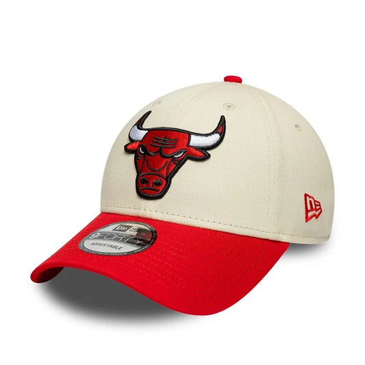 New Era Hellbeige NBA Colourblock Chicago Bulls 9FORTY Cap